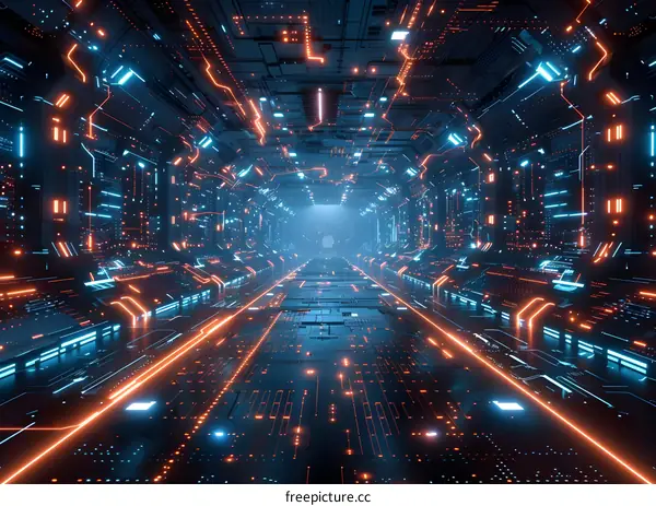 Futuristic Sci-Fi Corridor
