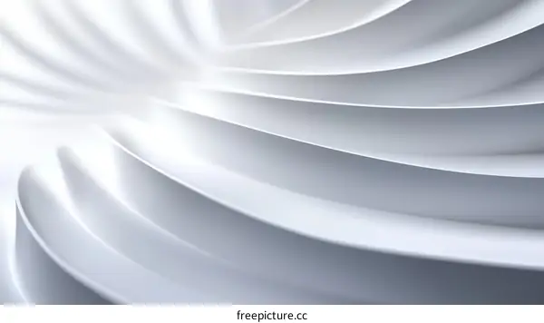 Abstract White Architectural Design