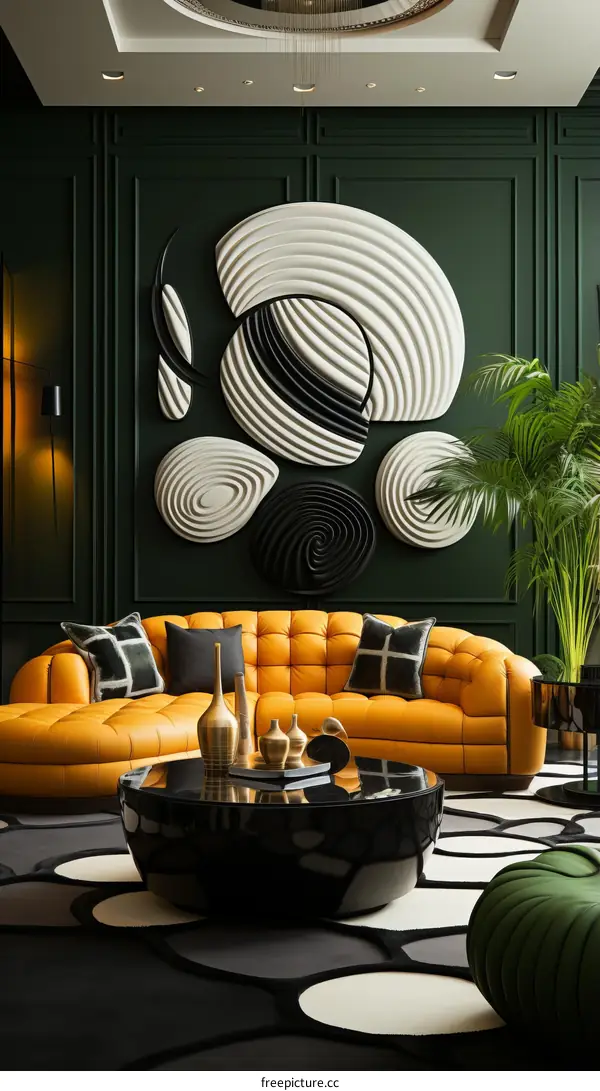 Modern luxury living room interior design