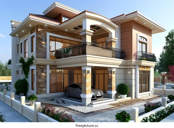 Modern style villa