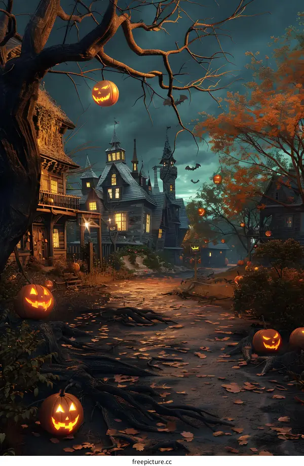 Halloween Pumpkin Town
