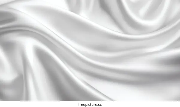 Elegant White Silk Fabric Texture
