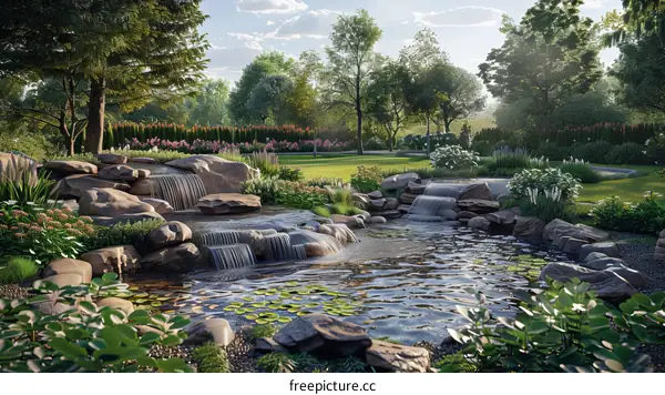 Professional Garden Landscape Design Renderings and Illustrations