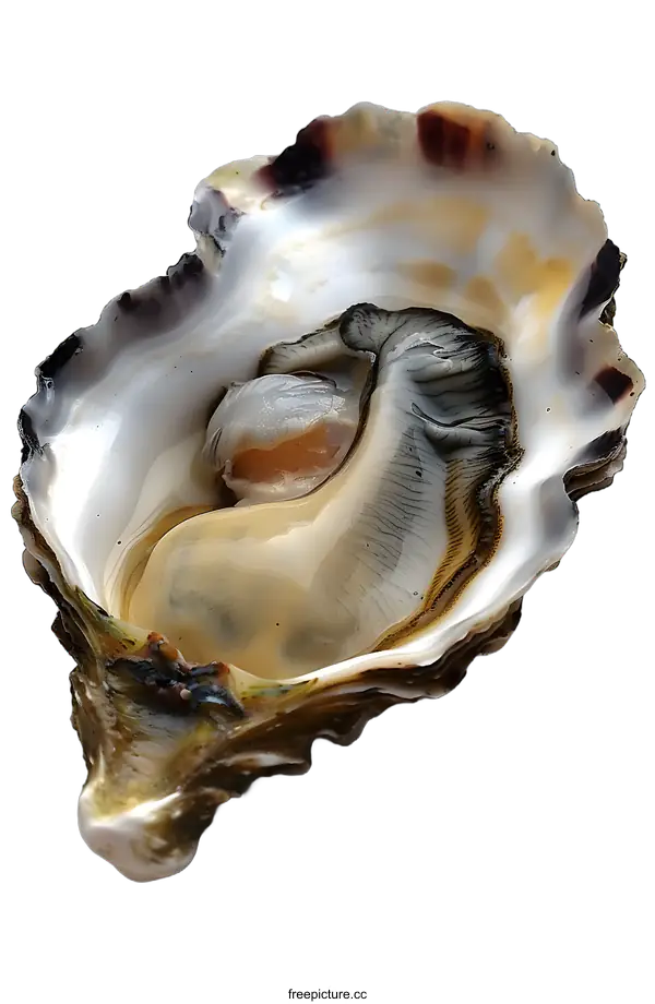 [Transparent Background PNG]Freshly Opened Oyster