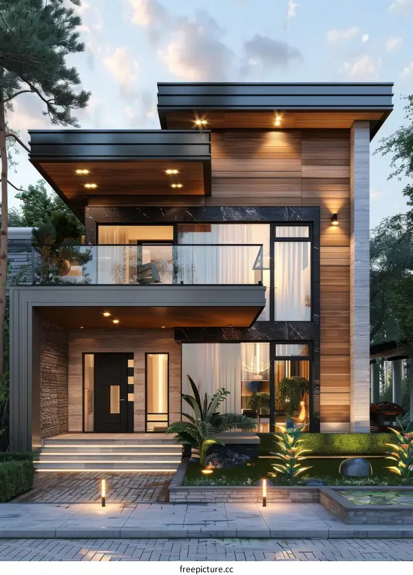 Modern Exterior Design of a Stylish House