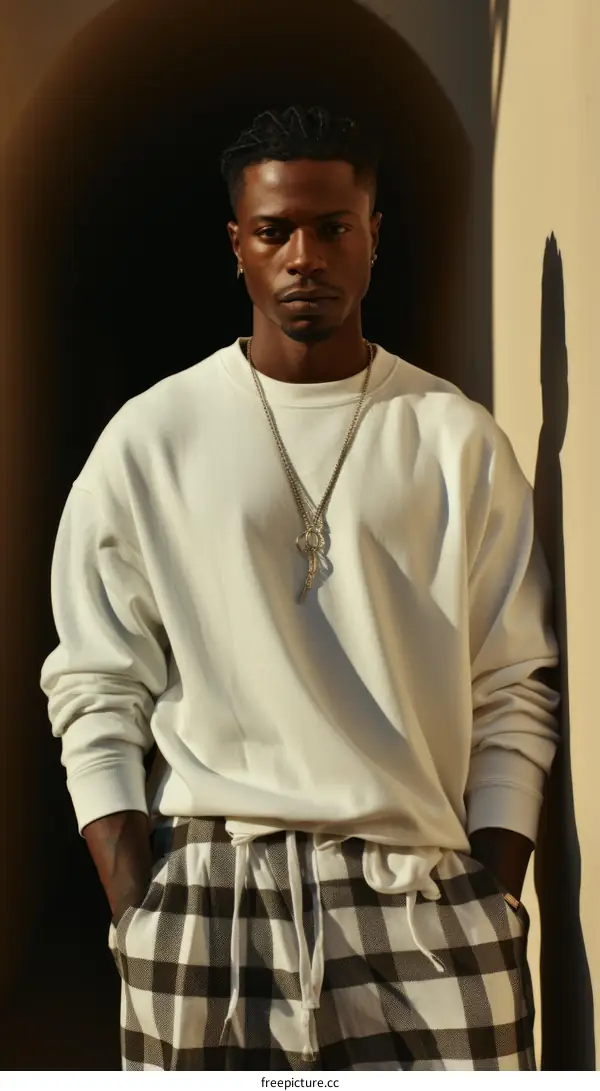 portrait of a young African-American man