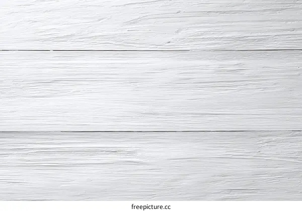 White Wooden Plank Background Texture