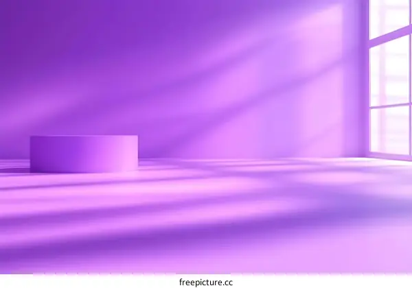 Purple Product Showcase Interior Design