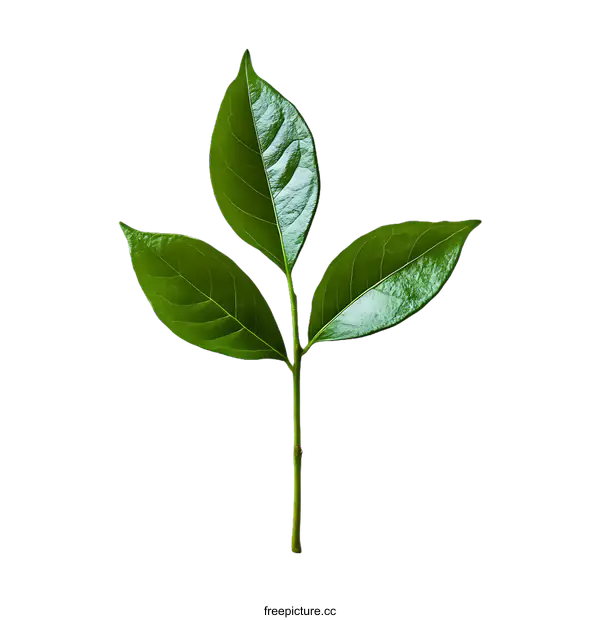 [Transparent Background PNG]Fresh Green Leaves on transparent background