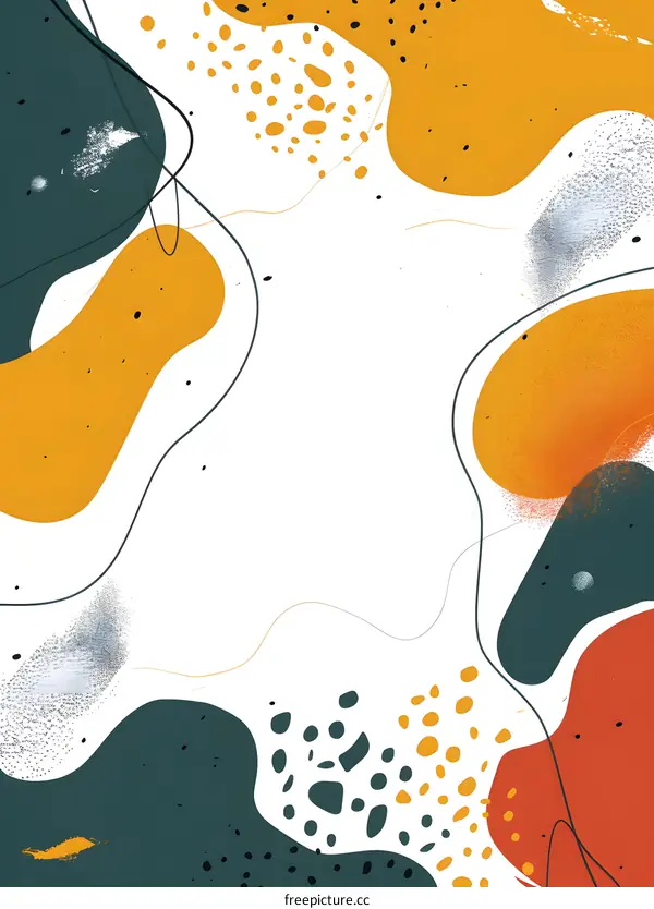 Abstract Background With Shapes And Colors