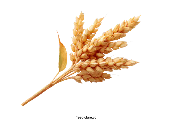 [Transparent Background PNG]Wheat Ears on White Background