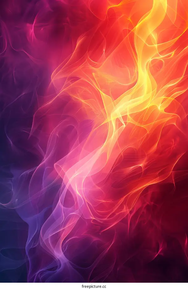 Abstract Colorful Smoke Design