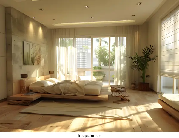 Bedroom in IKEA Style