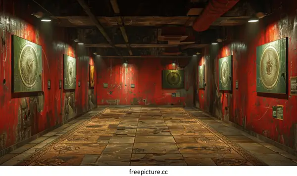 Grungy Futuristic Sci-Fi Corridor