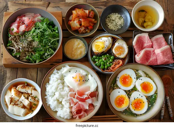 A delicious Japanese breakfast