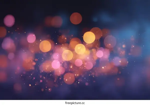 Abstract Colorful Bokeh Background Design