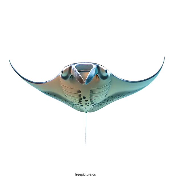 [Transparent Background PNG]Giant Oceanic Manta Ray Fish