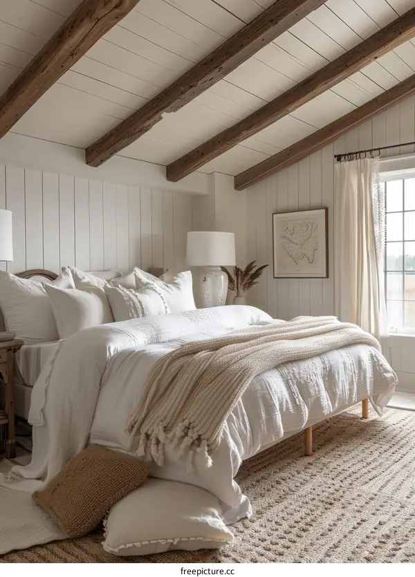 Cozy Modern Farmhouse Master Bedroom Retreat