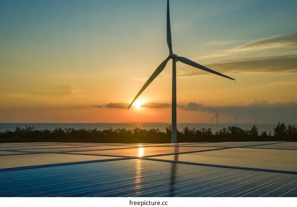 A Wind and Solar Power Plant