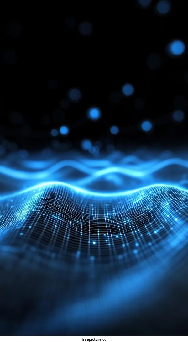 Abstract Digital Wave Forms