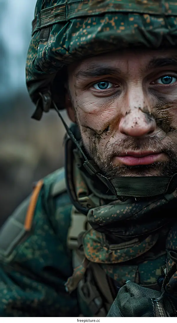 Portrait of a soldier