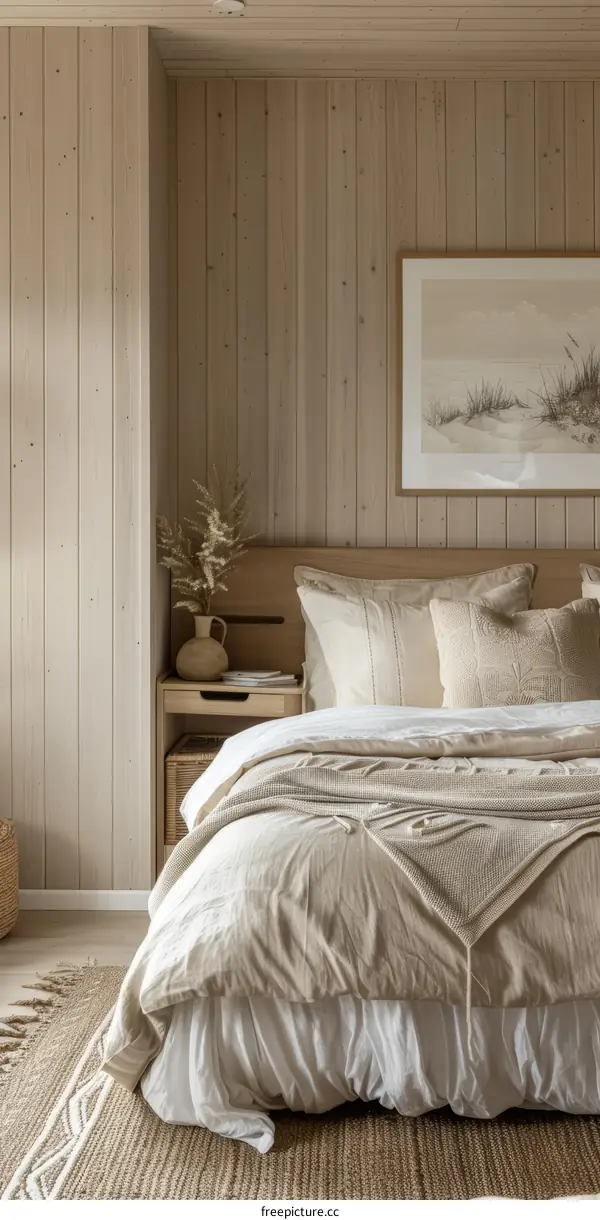 Simple and comfortable master bedroom design