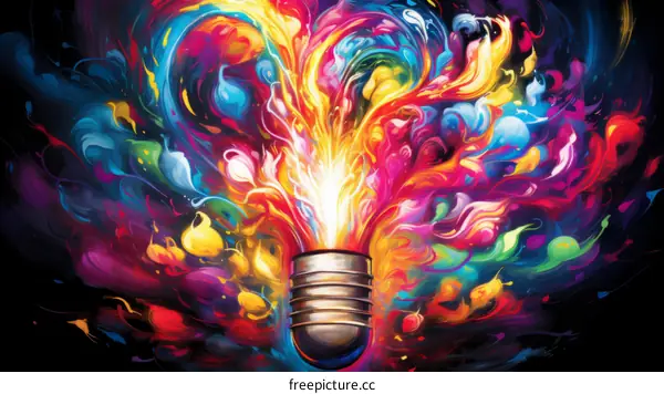 A burst of creativity and inspiration