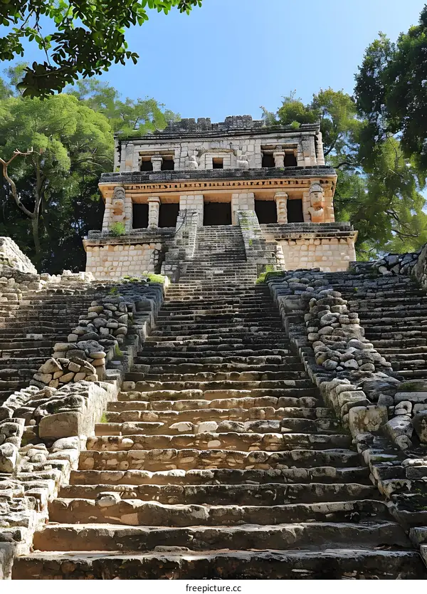 Temple of Kukulcan, Chichen Itza, Yucatan Peninsula, Mexico