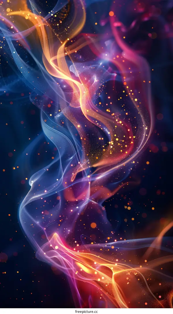Colorful smoke background