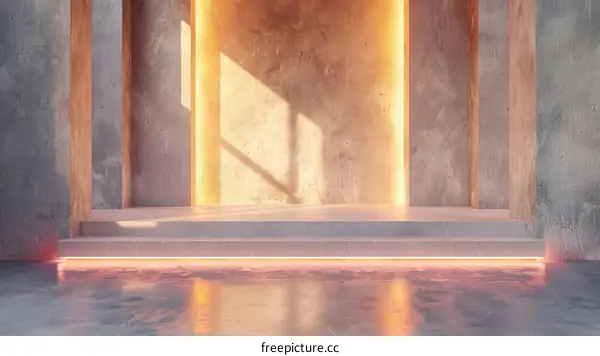 Modern Concrete Architecture Interior Design