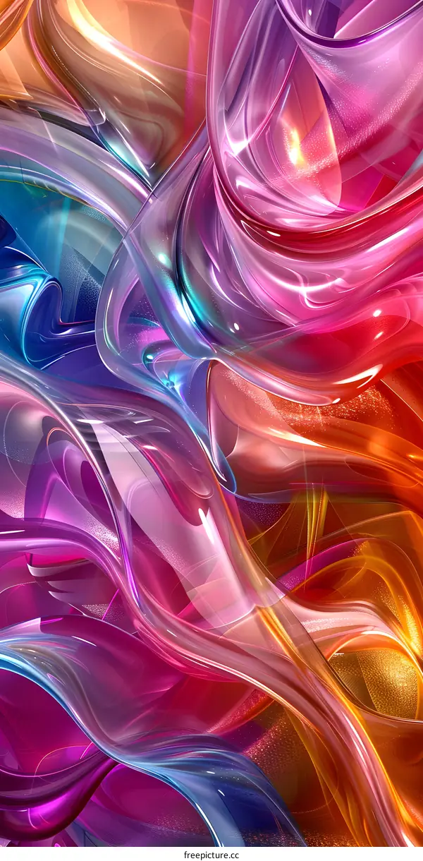 Abstract Swirls of Color