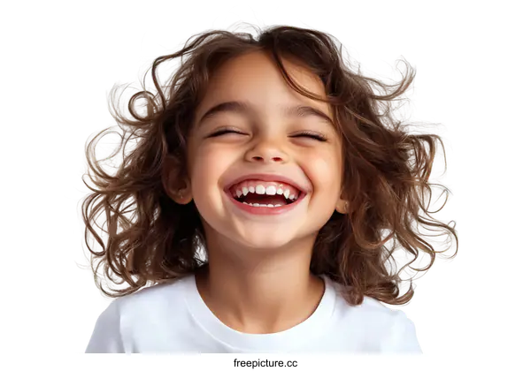 [Transparent Background PNG]Smiling Child Portrait Photo