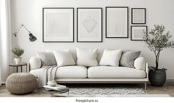 Modern Minimalist Living Room Interior Design