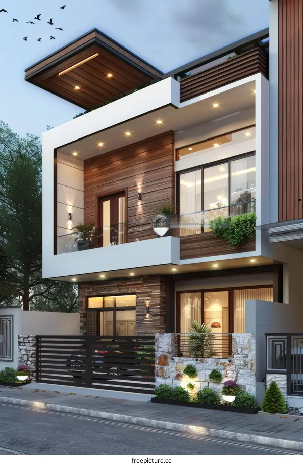 Modern Architectural Design of a House Exterior