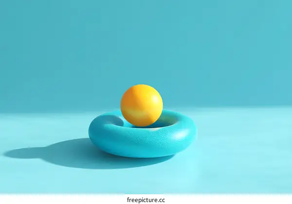 Abstract Geometric Shapes Composition