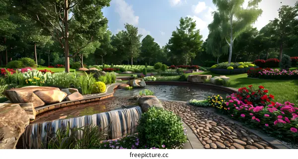 Landscape design效果图