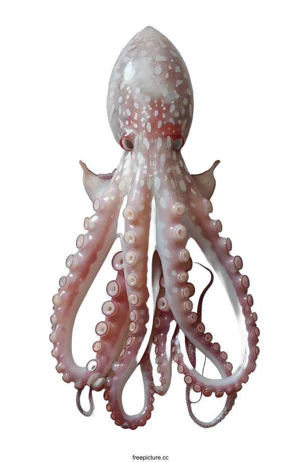 [Transparent Background PNG]Octopus on White Background