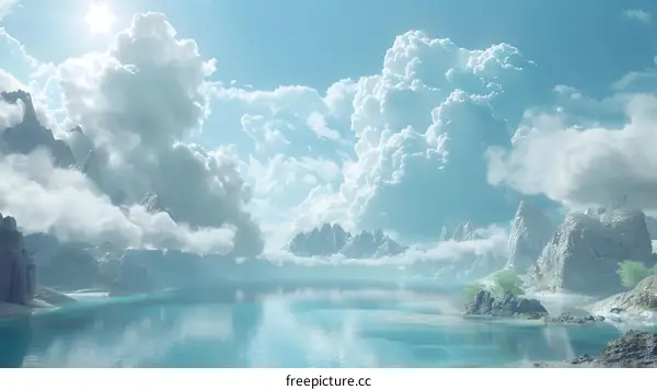 Fantasy Floating Island