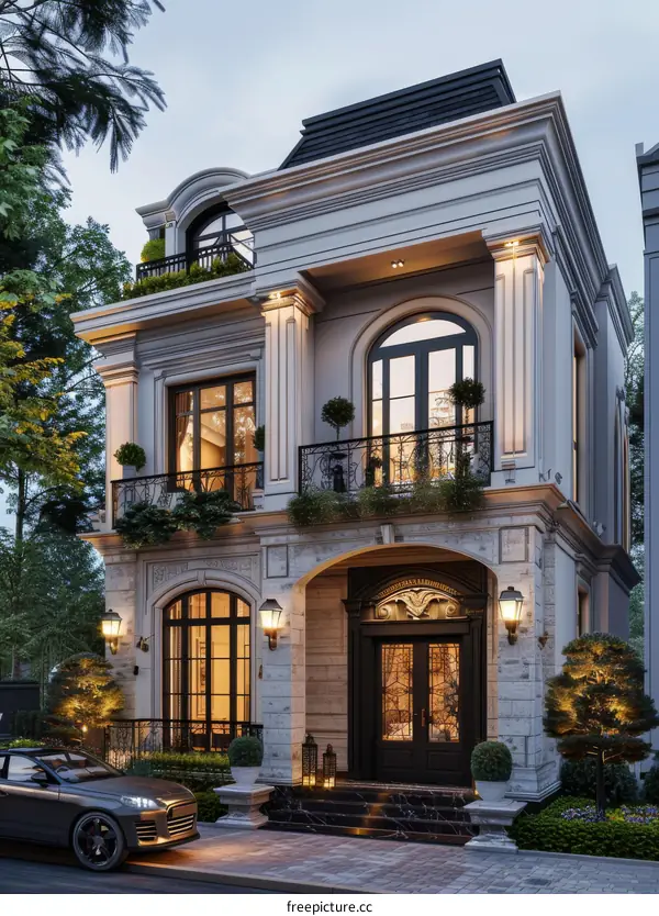 Modern Villa with Sophisticated Architecture and Design