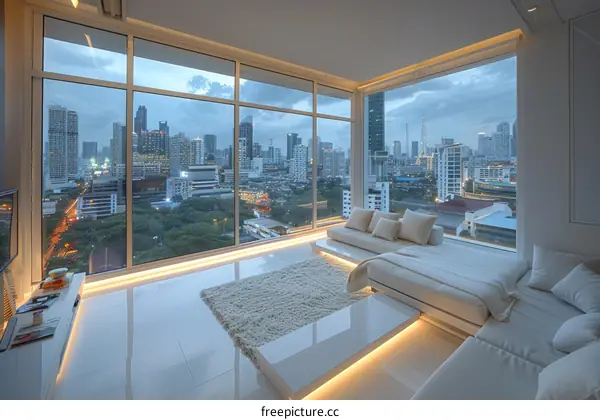 Bangkok Thailand City Skyline Modern Building