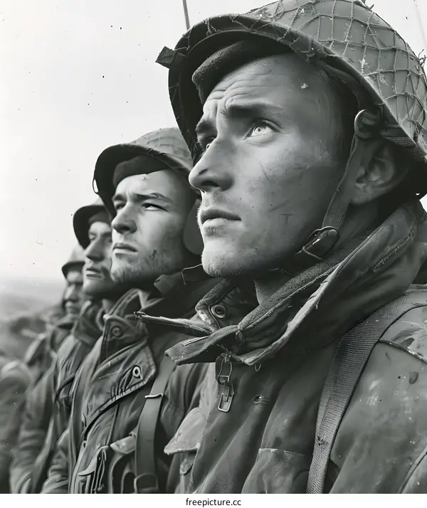 American soldiers during the battle of Okinawa