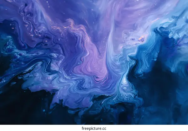Abstract Artistic Fluid Painting
