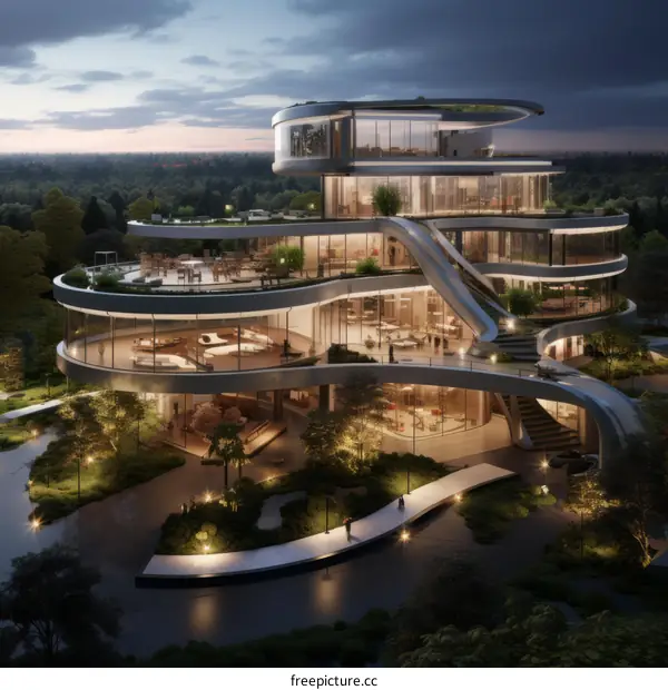 Organic Architecture Blends with Nature's Embrace