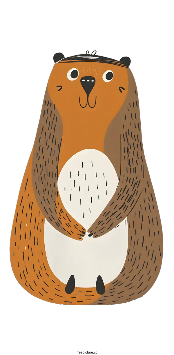 [Transparent Background PNG]Cute Cartoon Bear Illustration