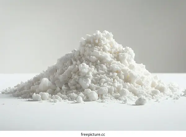 pile of white powder