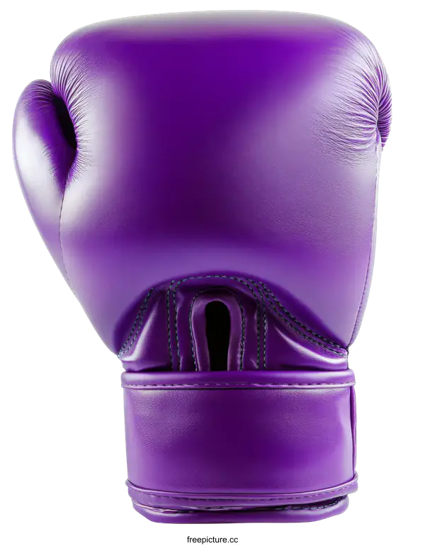 [Transparent Background PNG]Purple Boxing Glove Close-up