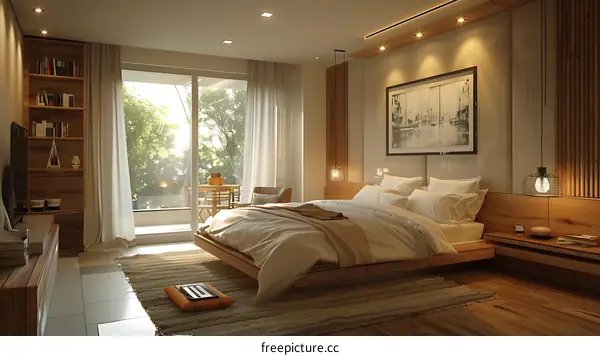 Bedroom in IKEA style