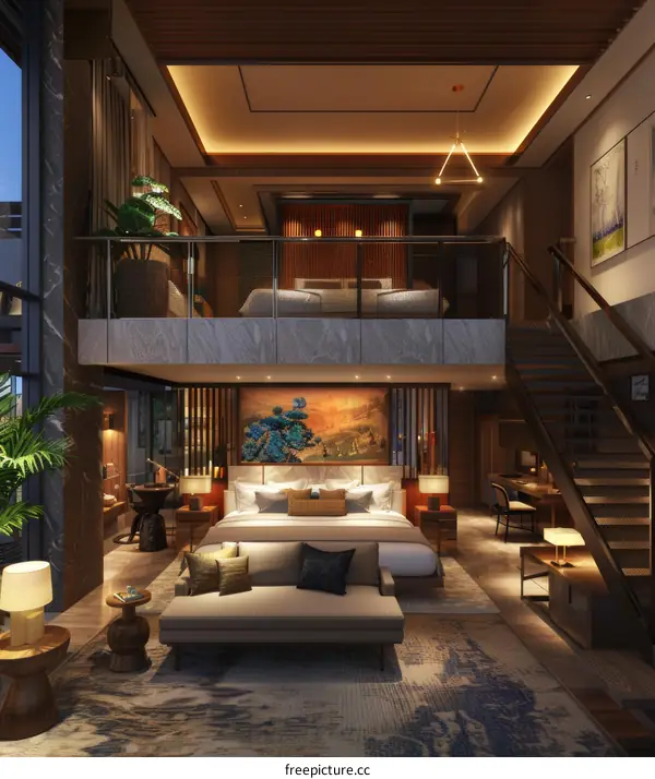 Luxury Modern Loft Suite Interior Design