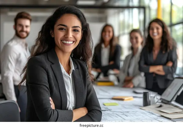 Successful Business Women Team Meeting