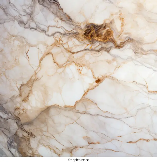 Elegant White And Brown Marble Texture